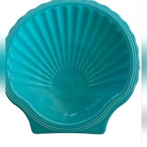 Fiesta turquoise shell plate